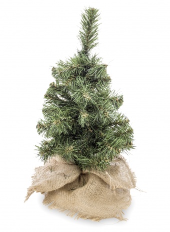 Pl karácsonyfa, kis juta 40 cm