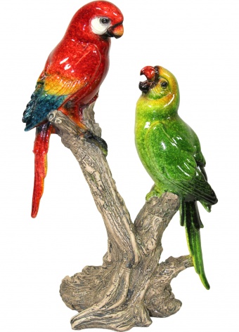 Egy papagáj figura