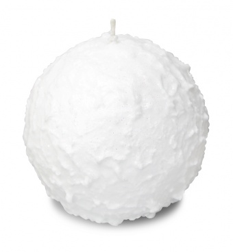 Pl fehér gyertya Snowball gömb
